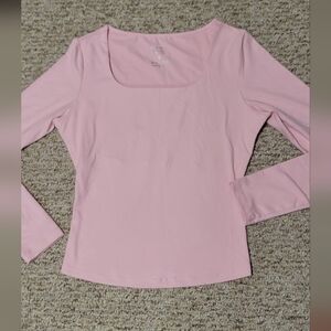 Pink Long Sleeve Top